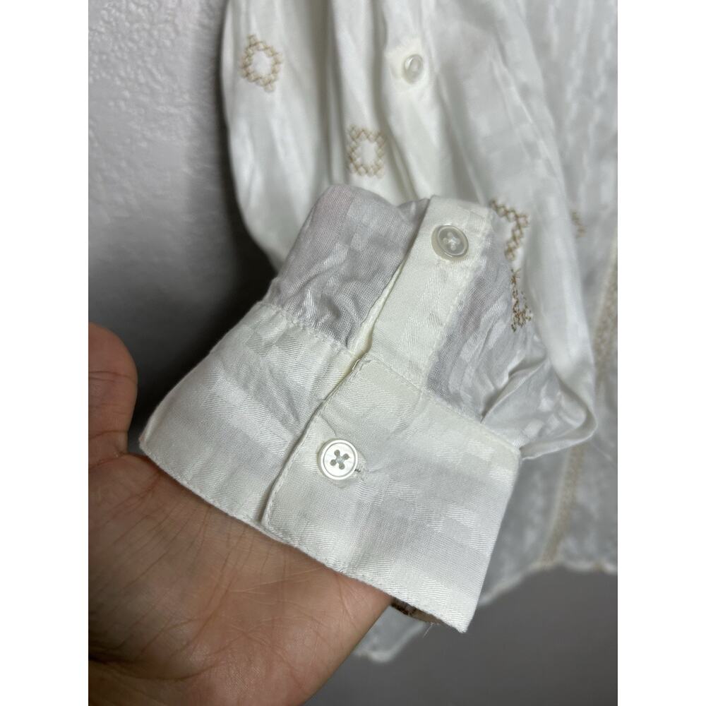 Catherine’s White Embroidered Tunic Blouse Boho Peasant Lightweight NWT Size 4X - Picture 3 of 10